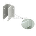 Customized Bracket Powder Coated White Metal Fence Panel Mounting Bracket Factory